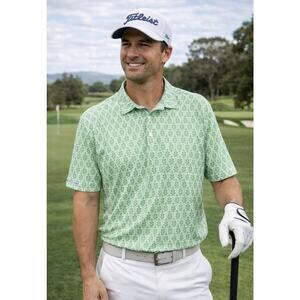 Smith & Quinn Green Harvey Golf Polo Size XL